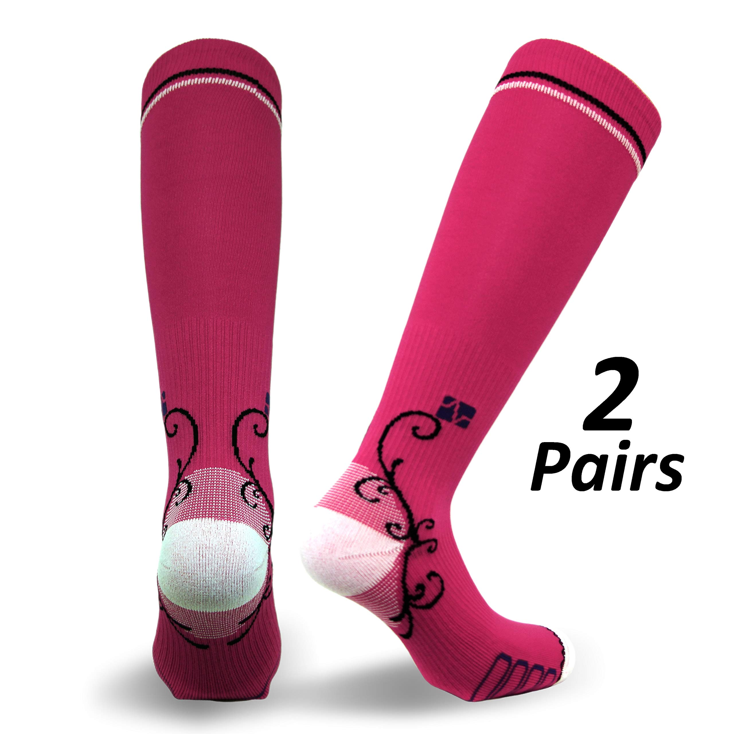 Vitalsox Silver Drystat Graduated Compression Socks (2 Pack) - Medical Grade Support for Circulation, Running & Travel - Ideal for Athletes, Nurses & Long Flights