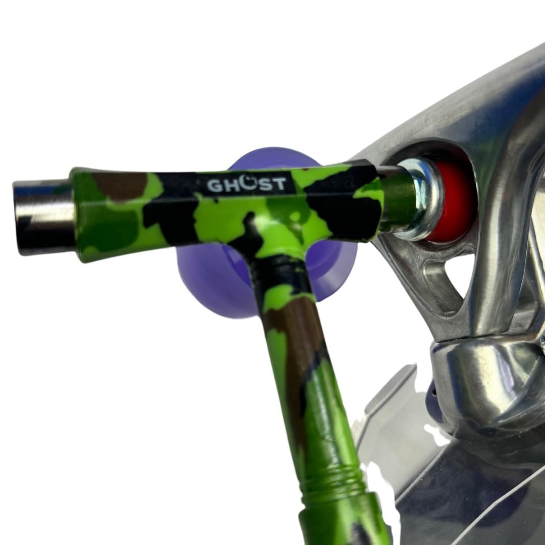 All-in-One Skateboard Tool Kit - Multi-Function T-Tool with Allen Key & Phillips Wrench | Portable Roller Skate & Longboard Maintenance Accessory for DIY Repairs & Adjustments at Home or Skate Park