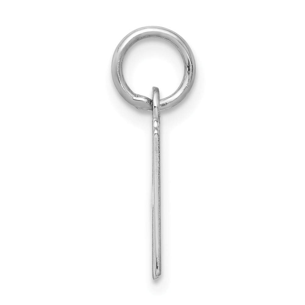 Sterling Silver Initial Letter H Charm - Personalized Jewelry for Women - Perfect for Necklaces, Bracelets & Gifts