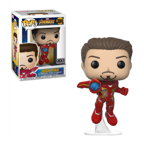 Funko Pop! Avengers Infinity War Iron Man #304 Vinyl Figure - Collectible Marvel Superhero Toy for Fans & Decor - Perfect for Display, Gifts, and Comic Book Collections