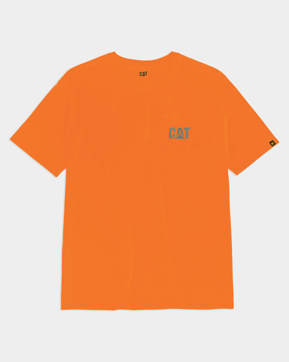 High Visibility Men's Pocket T-Shirt - Reflective Workwear for Construction & Safety - Comfortable & Durable for Outdoor Jobs