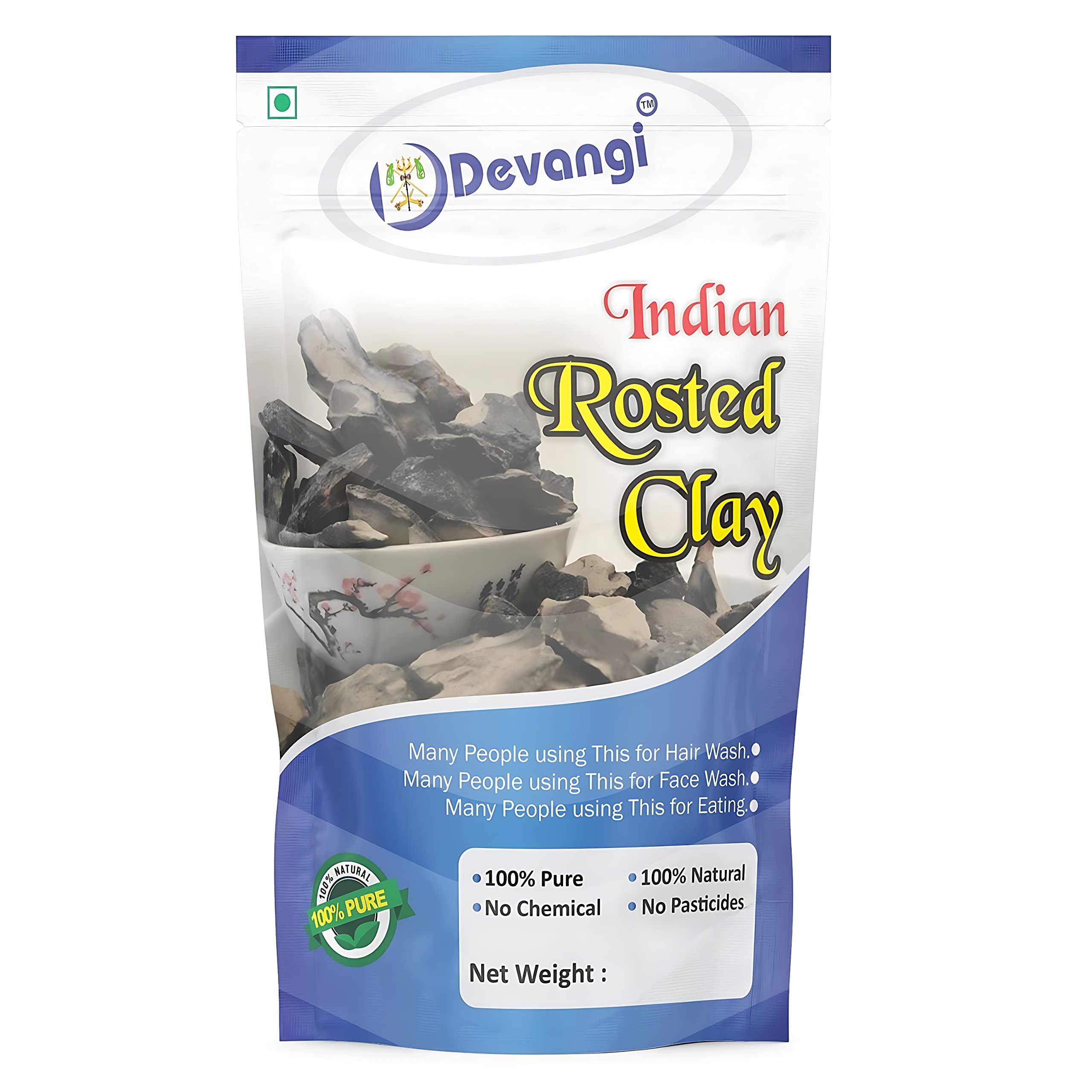 DEVANGI Indian Roasted Clay (Bhutdo, Khadi, Mitti) – 800gm Organic Butter Soil Manure for Gardening & Pottery | Natural Roasted Nakumatt Clay for Plant Growth & Ceramic Crafts | Perfect for Organic Farming, Bonsai, and DIY Pottery Projects