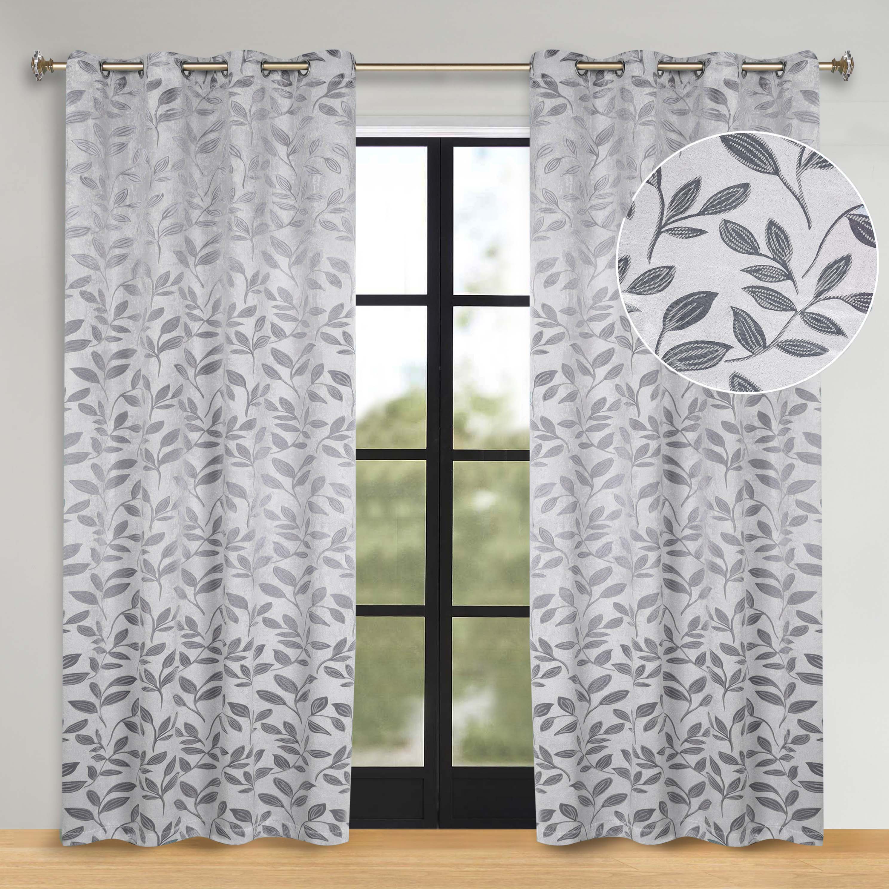 Machine Washable Blackout Curtains Set of 2 - Thermal Insulated Room Darkening Window Drapes for Bedroom & Living Room | Noise Reducing & Energy Saving Home Decor