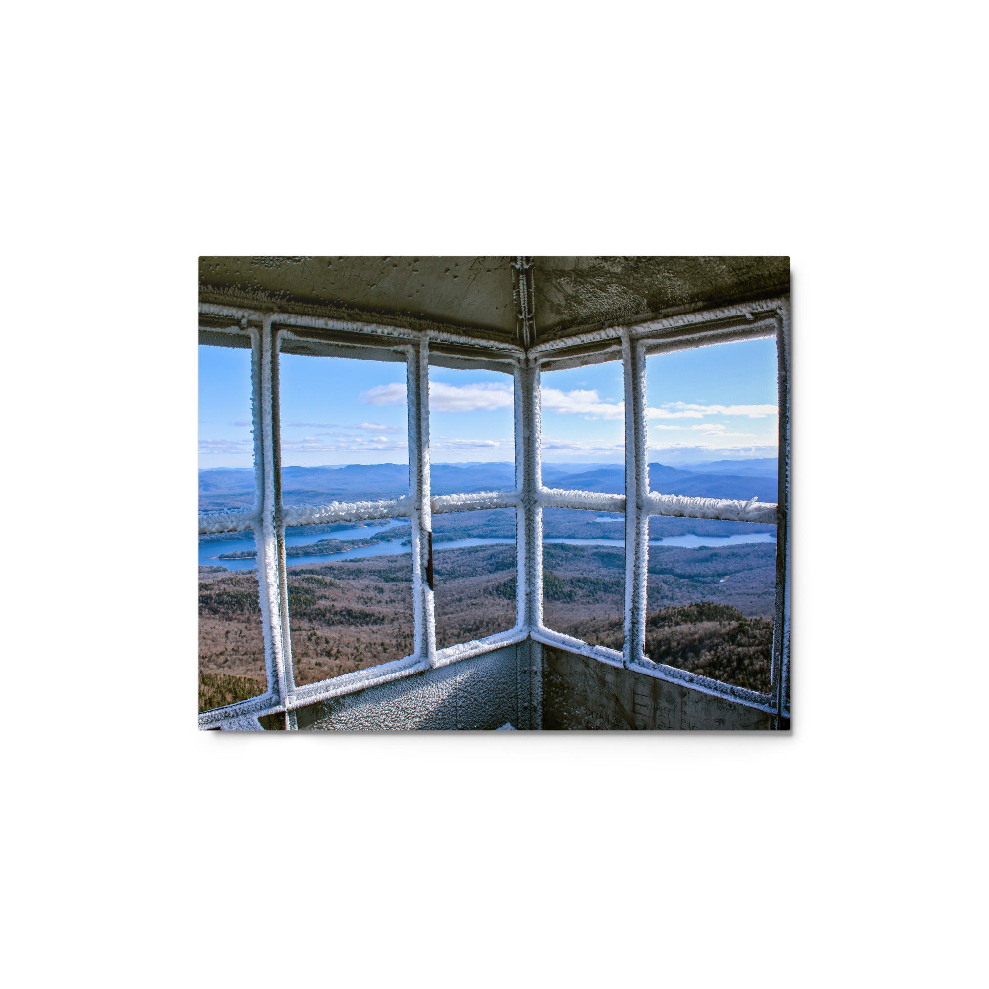 Premium Metal Print Wall Art - Snowy Mountain Landscape for Home & Office Decor | Perfect for Living Room, Bedroom, or Gift