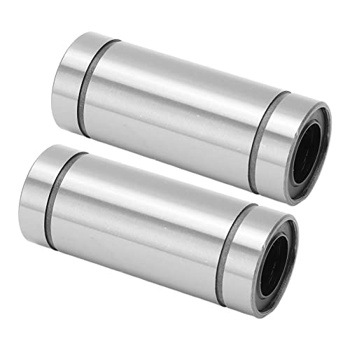 LM16LUU Linear Motion Ball Bearing - 2PCS Wear-Resistant Standard Size Bearings for 3D Printers & CNC Machines | Smooth Linear Motion for DIY Projects & Industrial Automation