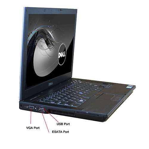 Refurbished Dell Latitude E6410 Laptop - Intel Core i5 520M, 4GB RAM, 250GB HDD, 14.1