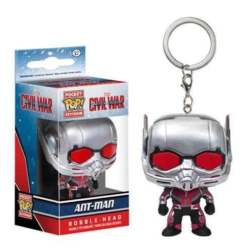 Marvel Captain America: Civil War Ant-Man Pocket Pop! Vinyl Keychain - Fun Collectible for Backpacks, Gifts & Superhero Fans