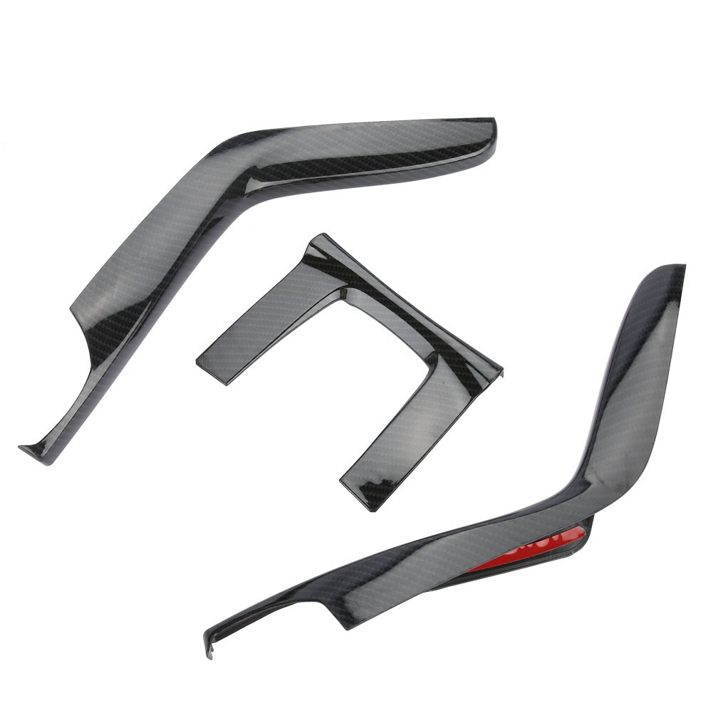 3Pcs Car Interior Gear Box & Door Trim Panel Cover for Honda Civic 2016-2017 - Durable Console Frame Accessories for Enhanced Cabin Protection & Style (Perfect for Daily Commute & Road Trips)