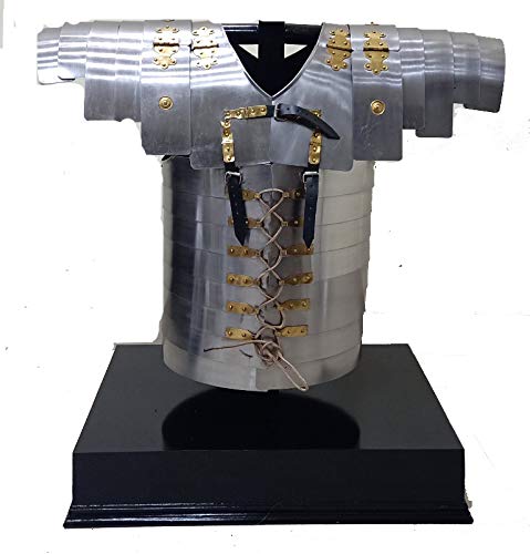 Authentic Medieval Roman Lorica Segmentata Armor - Rustic Vintage Thor Instruments Armor Jacket for Cosplay, LARP & Historical Reenactment - Unique Home Decor & Gift for History Enthusiasts