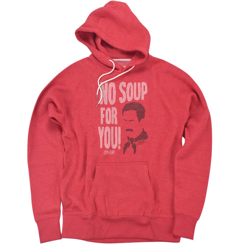 Popfunk Seinfeld The Soup Stand Official Premium Ultrasoft Tri-Blend Hoodie - Comfortable TV Show Merchandise for Fans, Gifts & Casual Wear