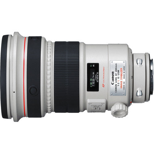 Canon EF 200mm f/2L IS USM Lens for Professional Photography - Fast Aperture Telephoto Lens with Image Stabilization - Perfect for Sports, Wildlife & Portrait Photography (USA Version)