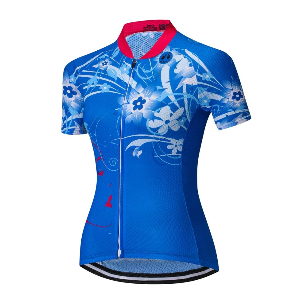 Women's Mountain Bike Jersey - Breathable Quick-Dry Cycling Shirt for Trail Riding & Outdoor Adventures | Comfortable Biking Jacket Top for Women Cyclists