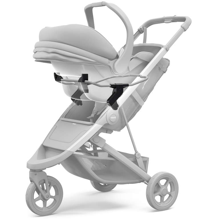 Thule Spring Stroller Car Seat Adapter - Compatible with Chicco KeyFit & KeyFit 30 - Easy Installation for Travel & Daily Use