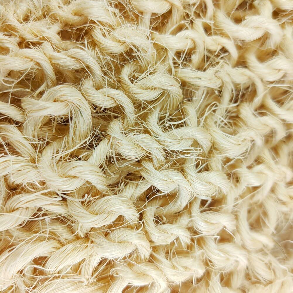 Exfoliating Sisal Bath Gloves for Deep Cleansing & Massage - Spa & Shower Essential for Smooth Skin - Perfect for Home Spa, Bathroom, and Shower Use