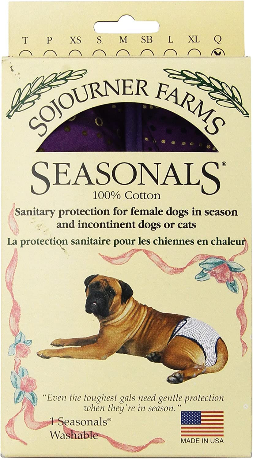 Washable Dog Diaper for Large Breeds - Blue Flame Design | Reusable Pet Diaper for Female Dogs | Perfect for Incontinence, Heat Cycles & Travel