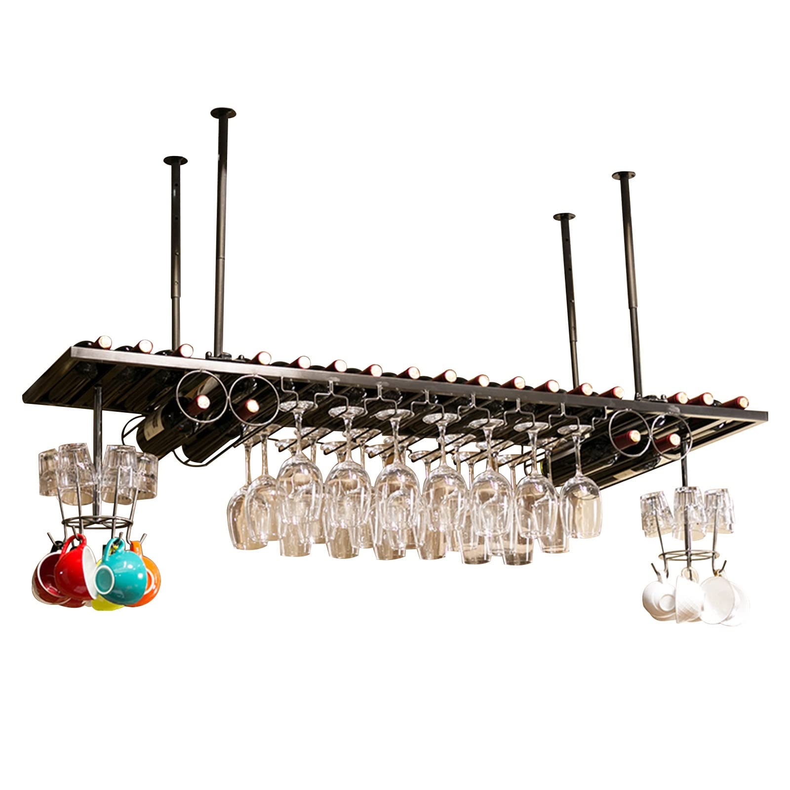 V3VOGUE Ceiling Mounted Wine Glass Rack - 24