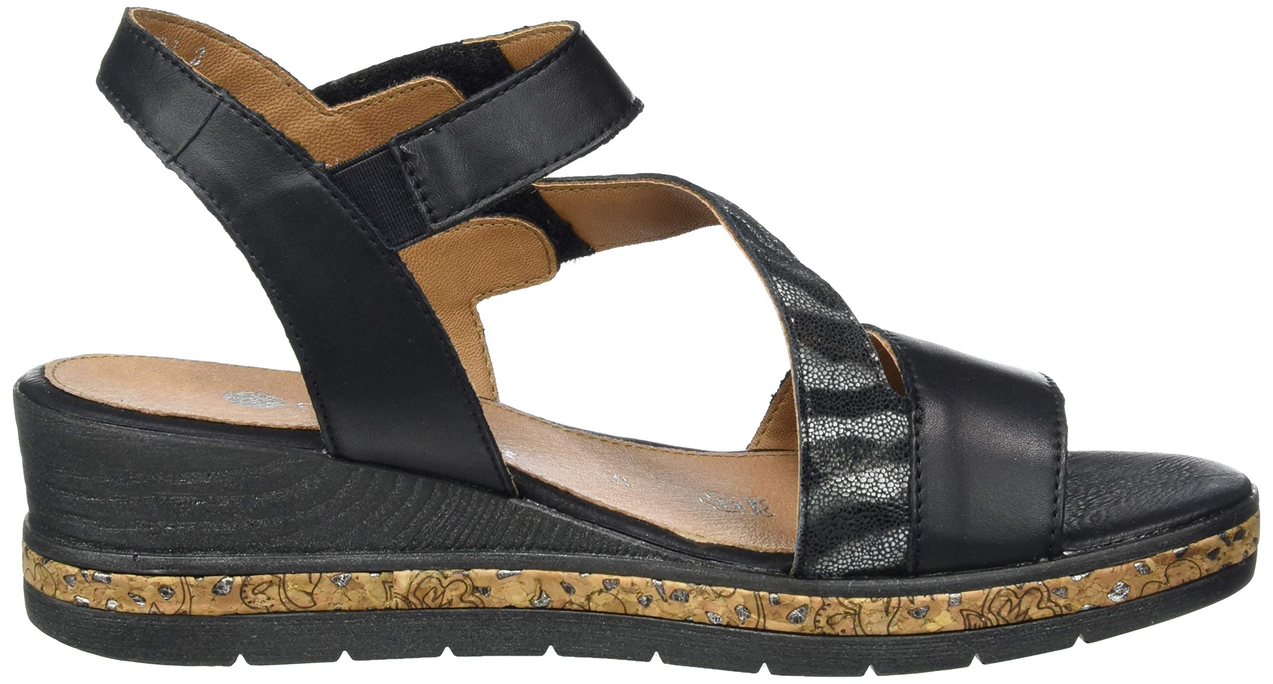 Remonte Women's Ankle Strap Sandals - Comfortable Summer Dress Sandals with Adjustable Buckle for Weddings, Beach & Casual Outfits