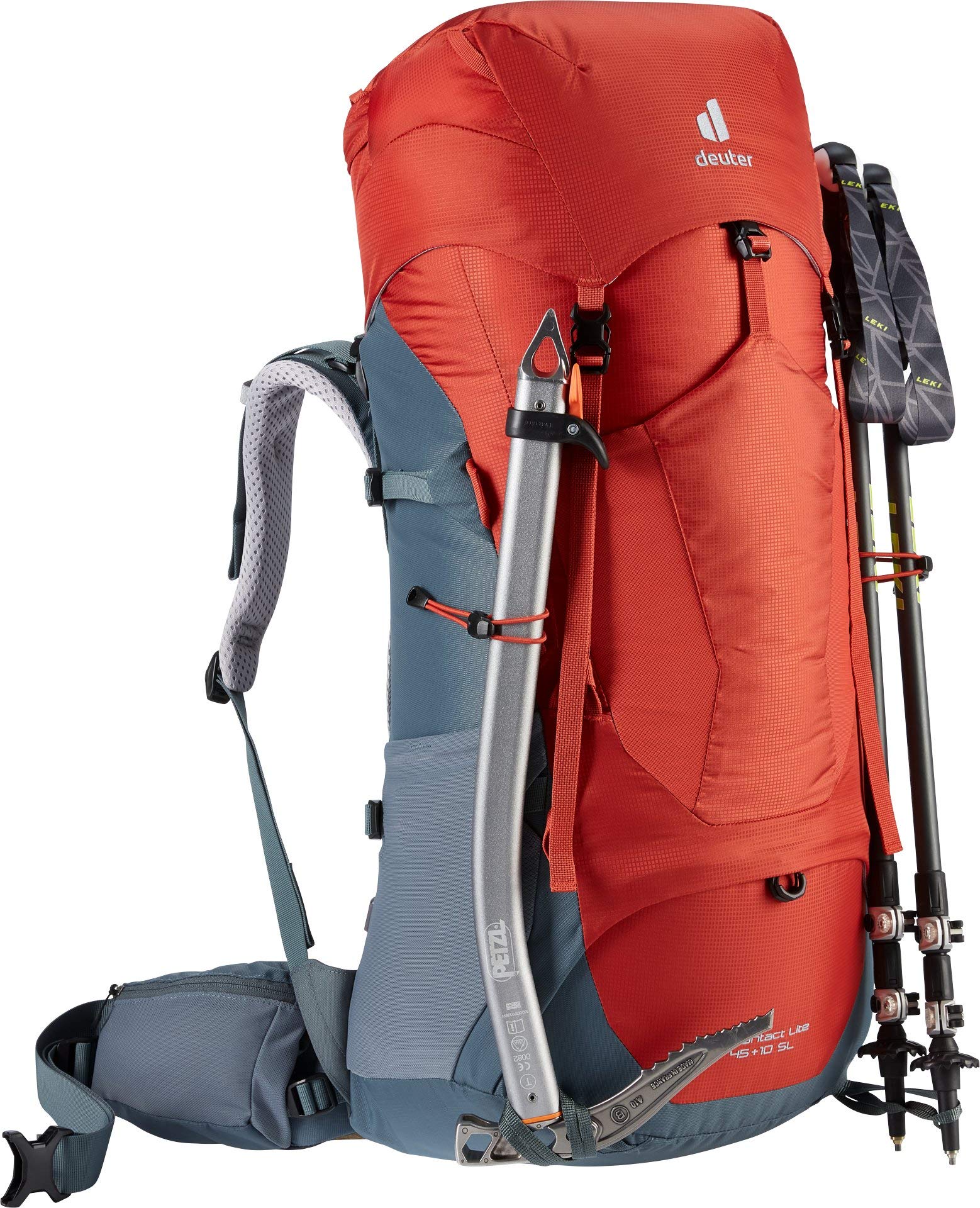 Deuter Women's Aircontact Lite 45+10 SL Backpack - Lightweight Hiking Backpack for Women, Trekking & Mountaineering Gear with Adjustable Suspension - Perfect for Day Hikes, Camping & Outdoor Adventures