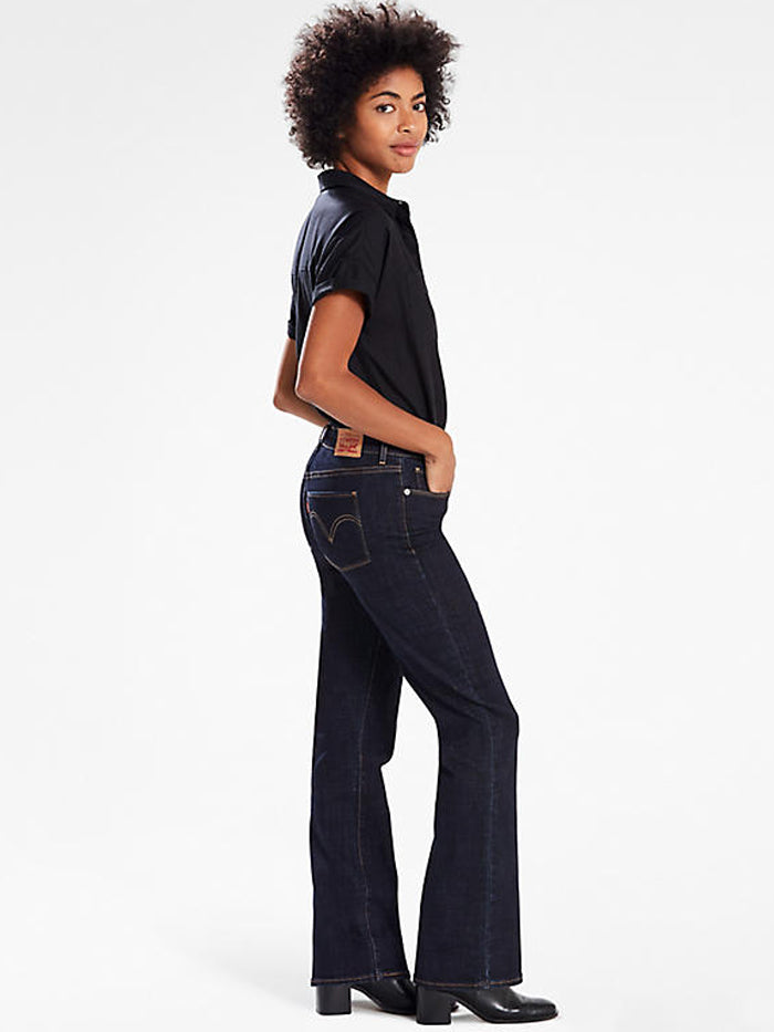 Levi's Women's Classic Bootcut Jeans - Lapis Island Rinse | Comfortable Denim Pants for Casual Wear & Everyday Outfits