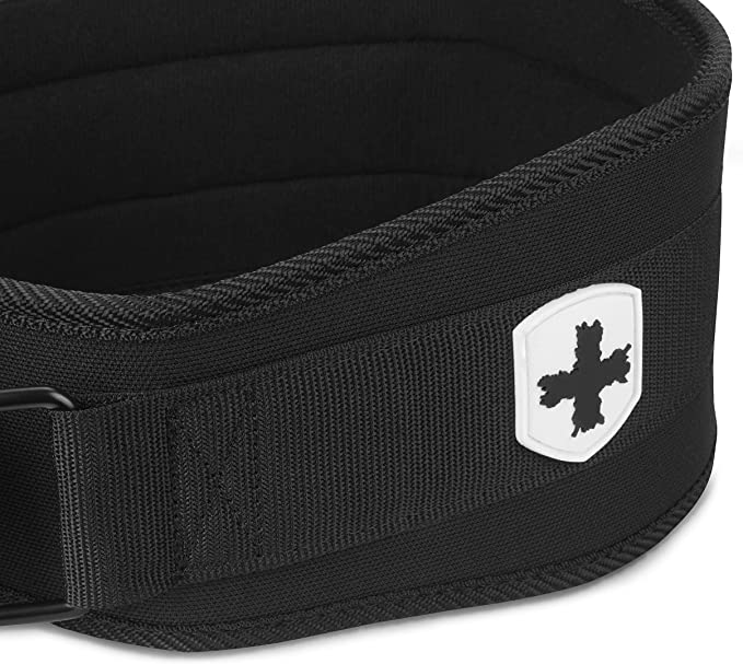 Harbinger Unisex 4.5-Inch Foam Core Weightlifting Belt - Black | Premium Support for CrossFit, Powerlifting & Strength Training