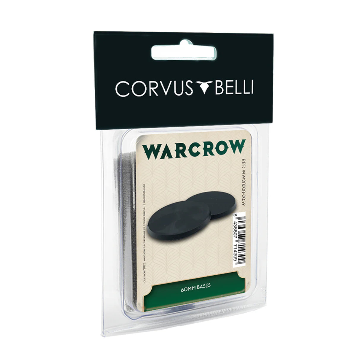 60mm Miniature Bases for Warhammer & Tabletop Gaming - Perfect for Wargaming, RPGs, and Diorama Displays