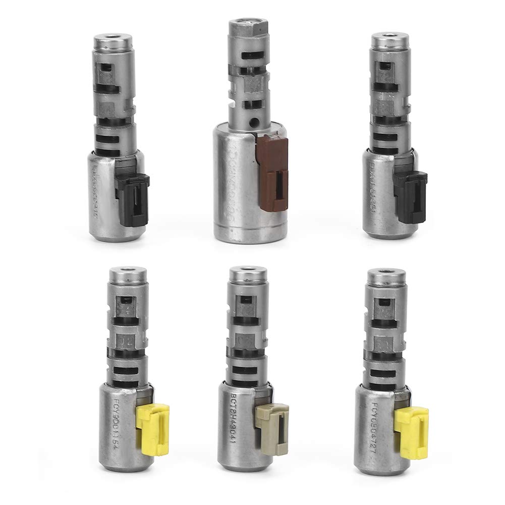 6Pcs Transmission Solenoid Set Kit for Audi Q7 - TR60SN 09G 09D 09M N93 N92 N282 Replacement Parts | Auto Repair & Maintenance Solution