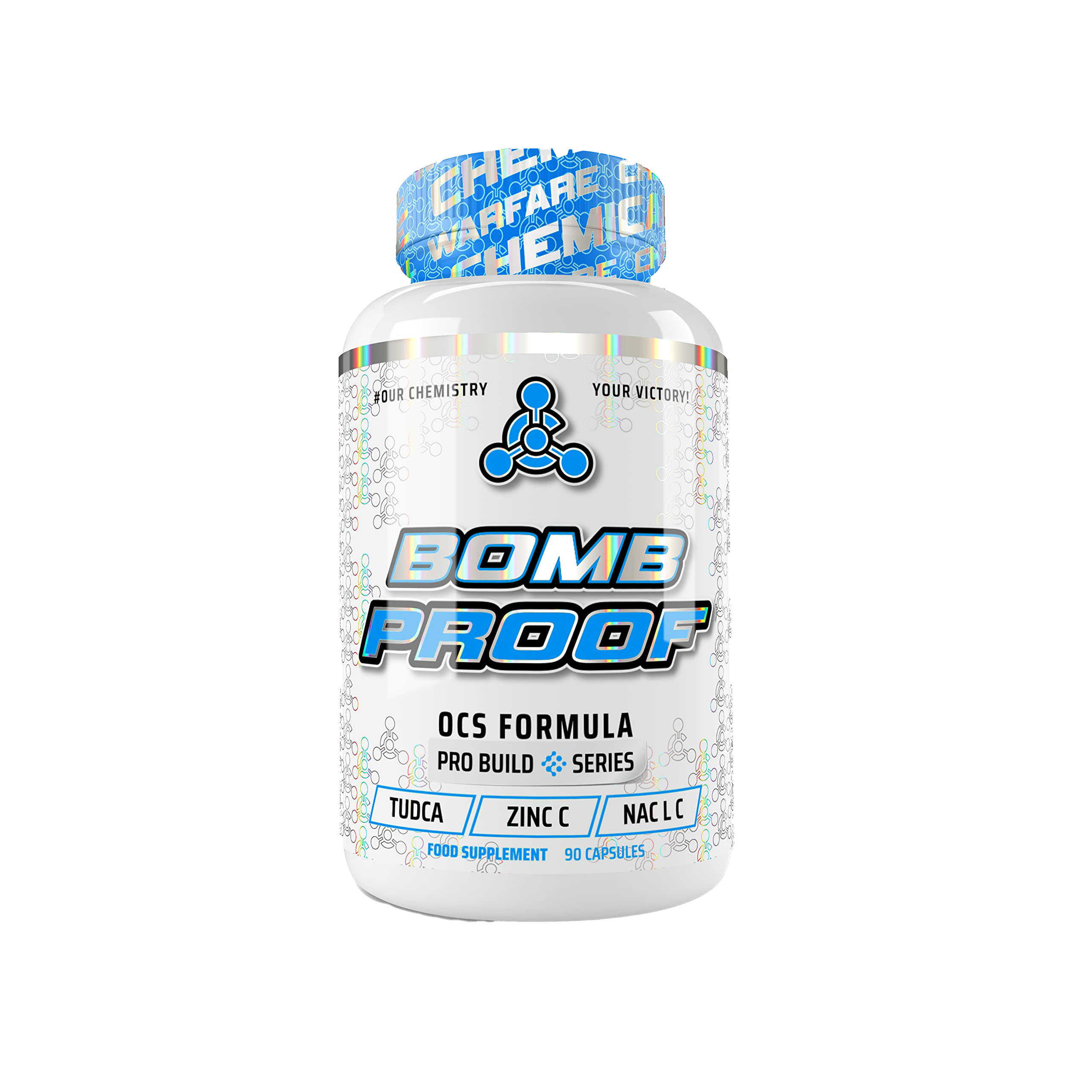 Chemical Warfare Bomb Proof 90 Caps - Premium Survival Supplement for Emergency Preparedness & Outdoor Adventures