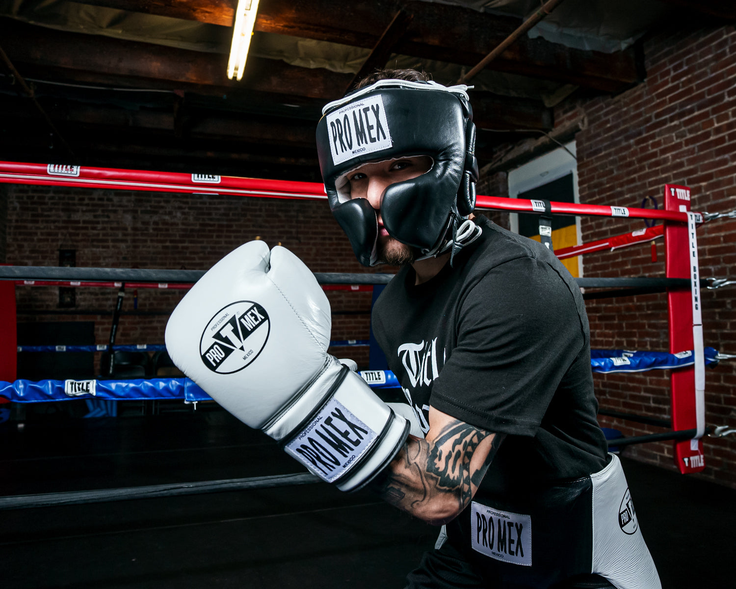 Pro Mex Professional Training Boxing Gloves 3.0 - Premium Leather Punching Mitts for MMA, Kickboxing & Fitness Training - Ideal for Gym, Home Workouts & Sparring Sessions