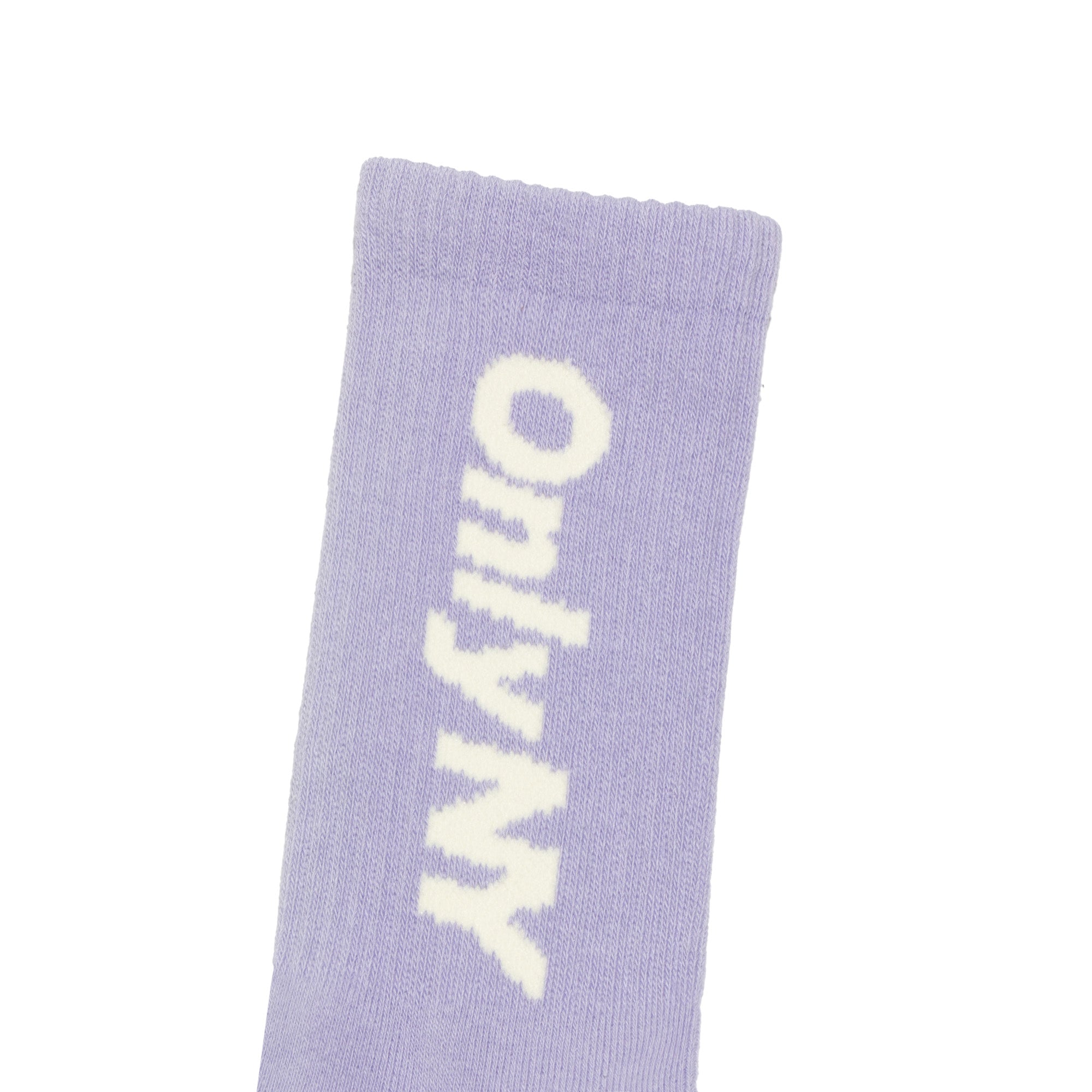 Only NY Core Logo Socks - Soft Cotton Crew Socks for Men & Women - Lavender Purple Casual & Athletic Wear - Perfect for Gym, Running, and Everyday Comfort