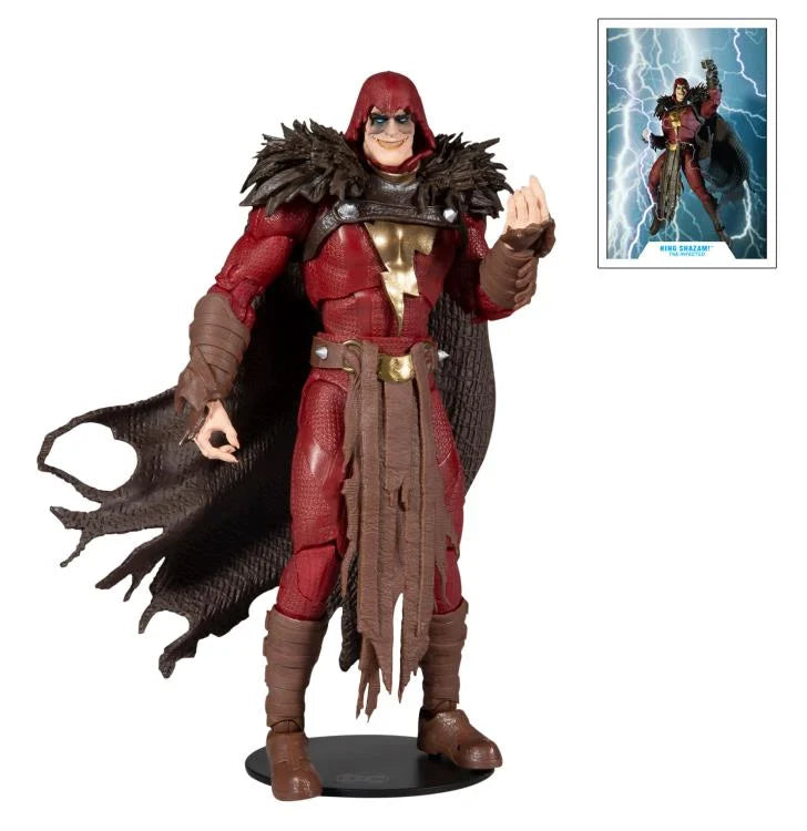 DC Multiverse King Shazam! The Infected 7-Inch Action Figure - Collectible DC Comics Superhero Toy for Display & Battle Scenes