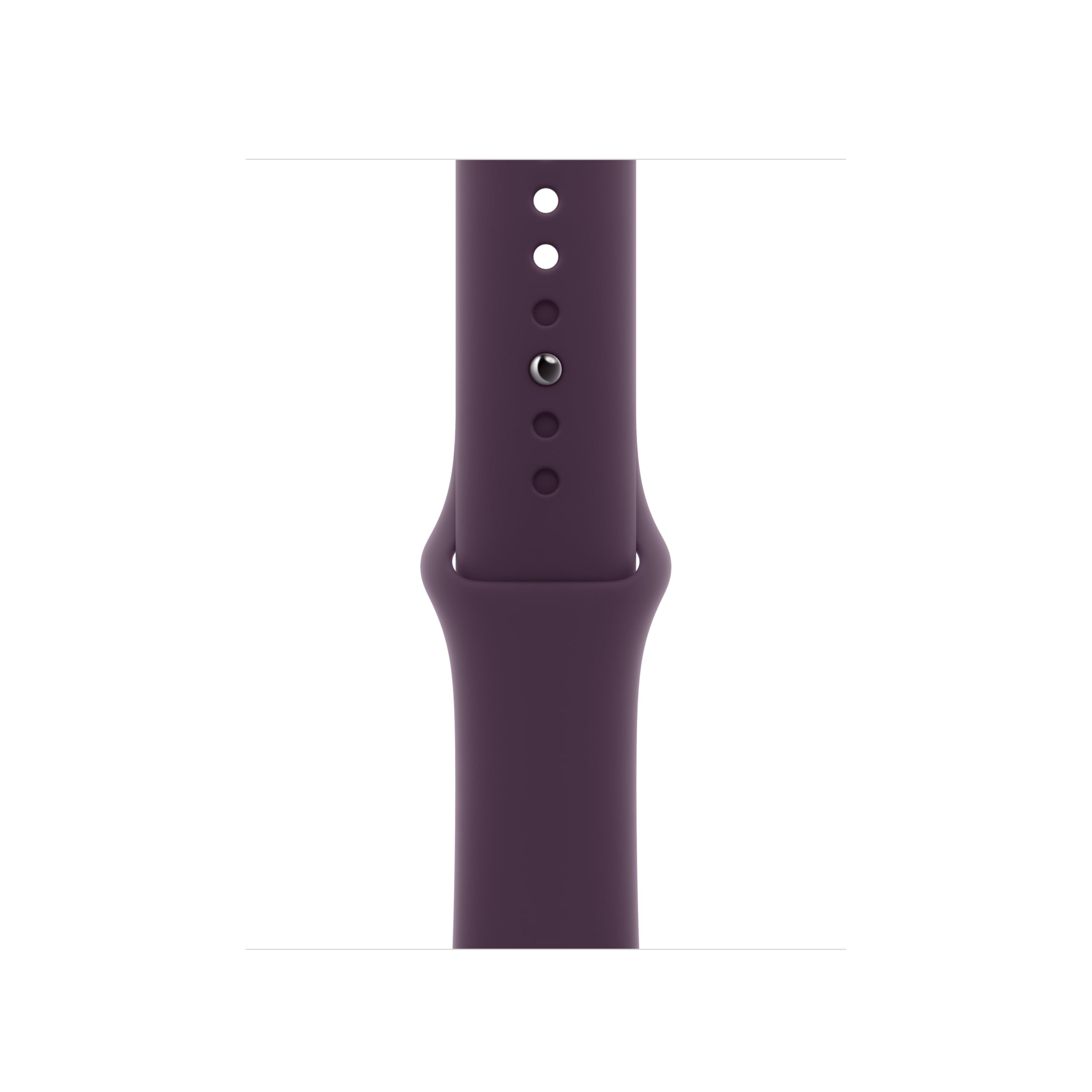 Apple Watch Band 42mm Sport Band - Soft Silicone Strap for Apple Watch Series 1/2/3/4/5/6/7/8/SE - Plum Purple M/L Size - Perfect for Running, Workouts & Daily Wear