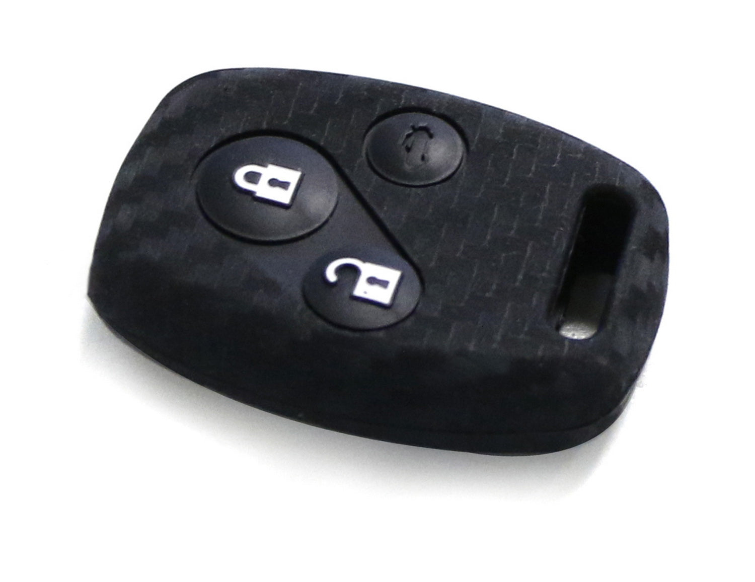 Carbon Fiber Soft Silicone Key Cover for Honda Accord Civic CRV CRZ FIT Insight - Durable & Stylish Key Protector for Car Keys (Perfect for Daily Use & Gift Giving)