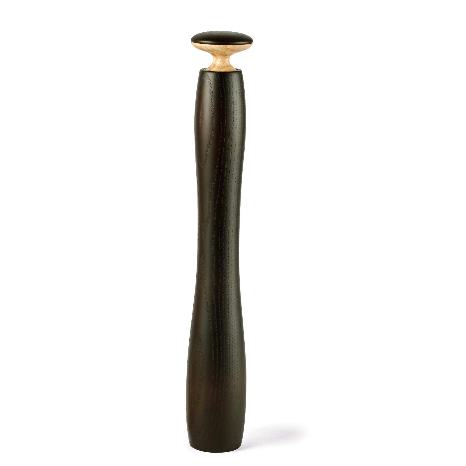 Premium Hercules Dark Ashwood Pepper & Salt Grinder - Adjustable Ceramic Mill Mechanism, XXL Size for Gourmet Cooking & Kitchen Essentials | Perfect for Restaurants, Home Chefs & Gifting