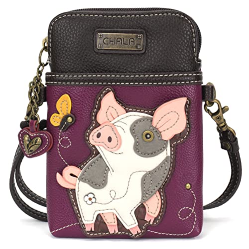 Spotted Pink Pig - Purple