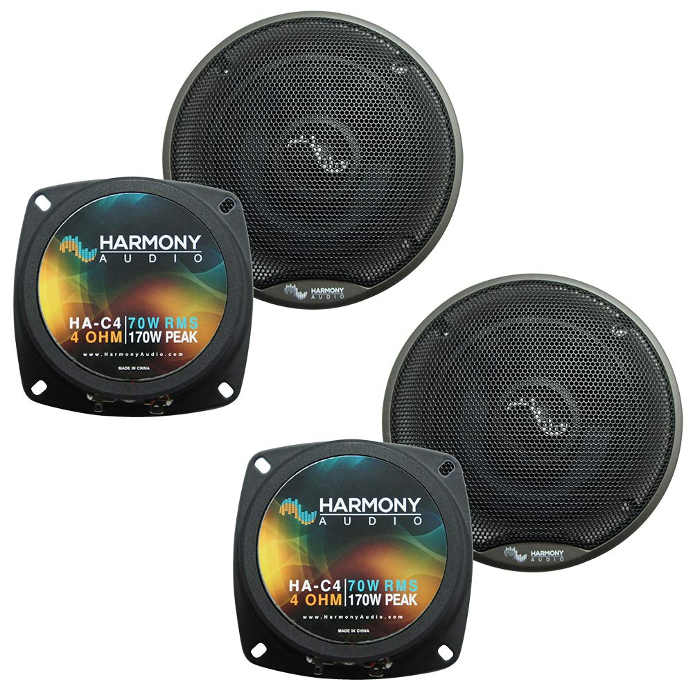 Harmony Audio C4 Speaker Pair - Direct Replacement for Suzuki Samurai 1986-1995 | Premium Sound Upgrade for Off-Road Adventures & Daily Commuting