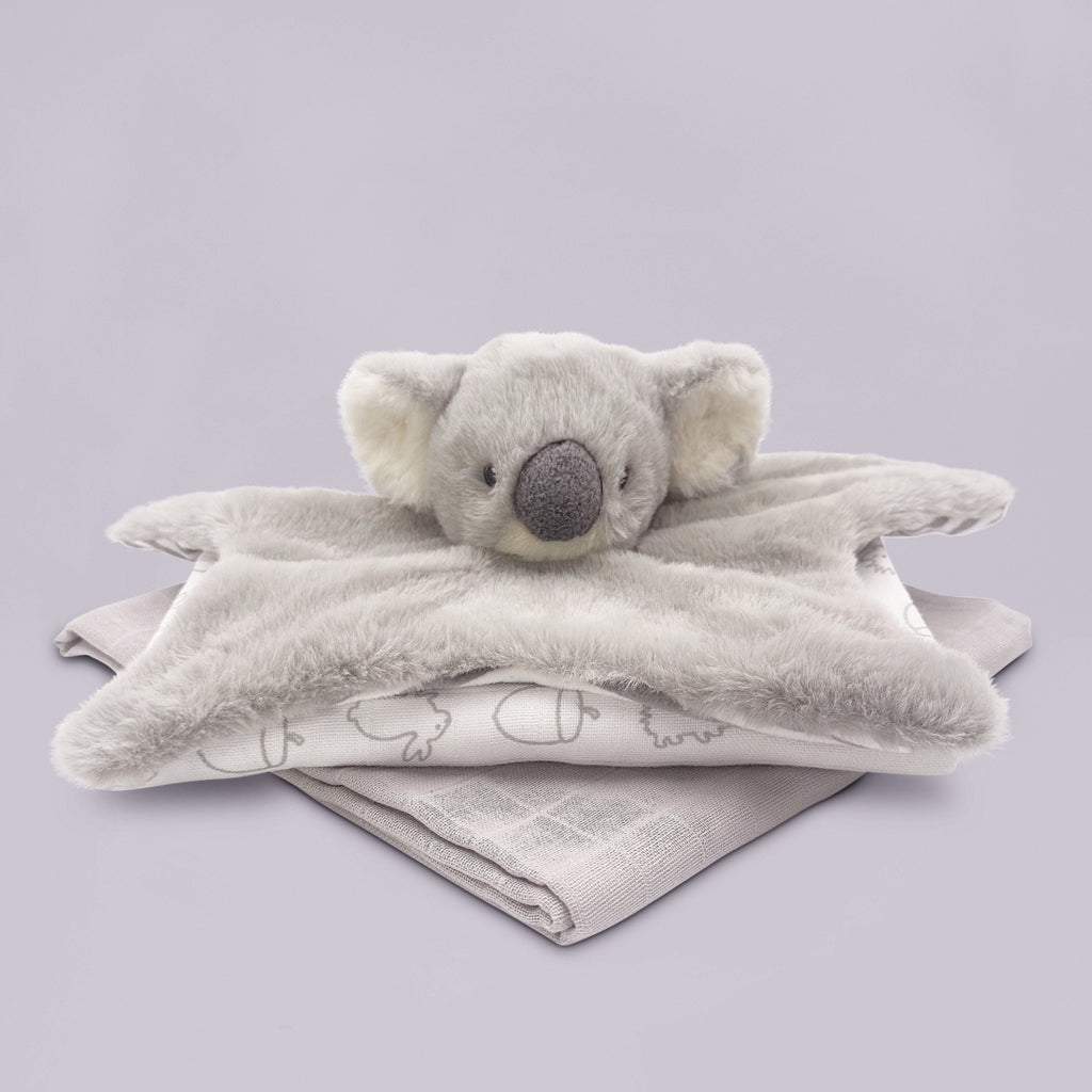 Kodi Koala Baby Comforter & Swaddle Set - Soft Newborn Gift for Boys & Girls - Perfect for Nursery, Baby Showers & Newborn Photography