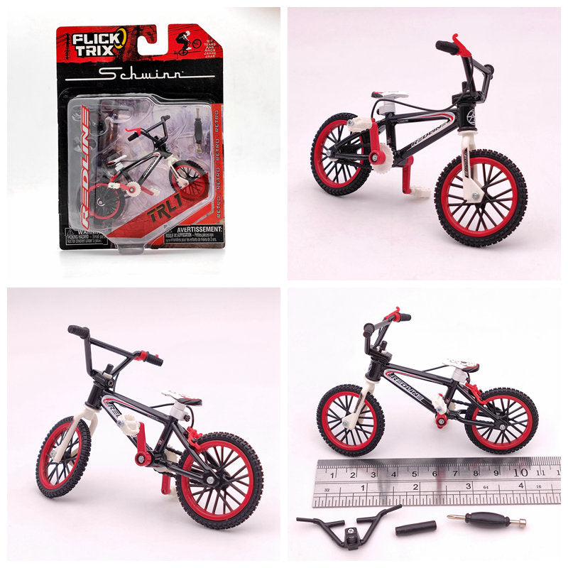 Premium Finger Bike FLICK TRIX Mini BMX Diecast Model Toy - Collectible Miniature Bicycle for Kids & Adults - Perfect for Office Desk Decor, Stress Relief, and Gift Giving