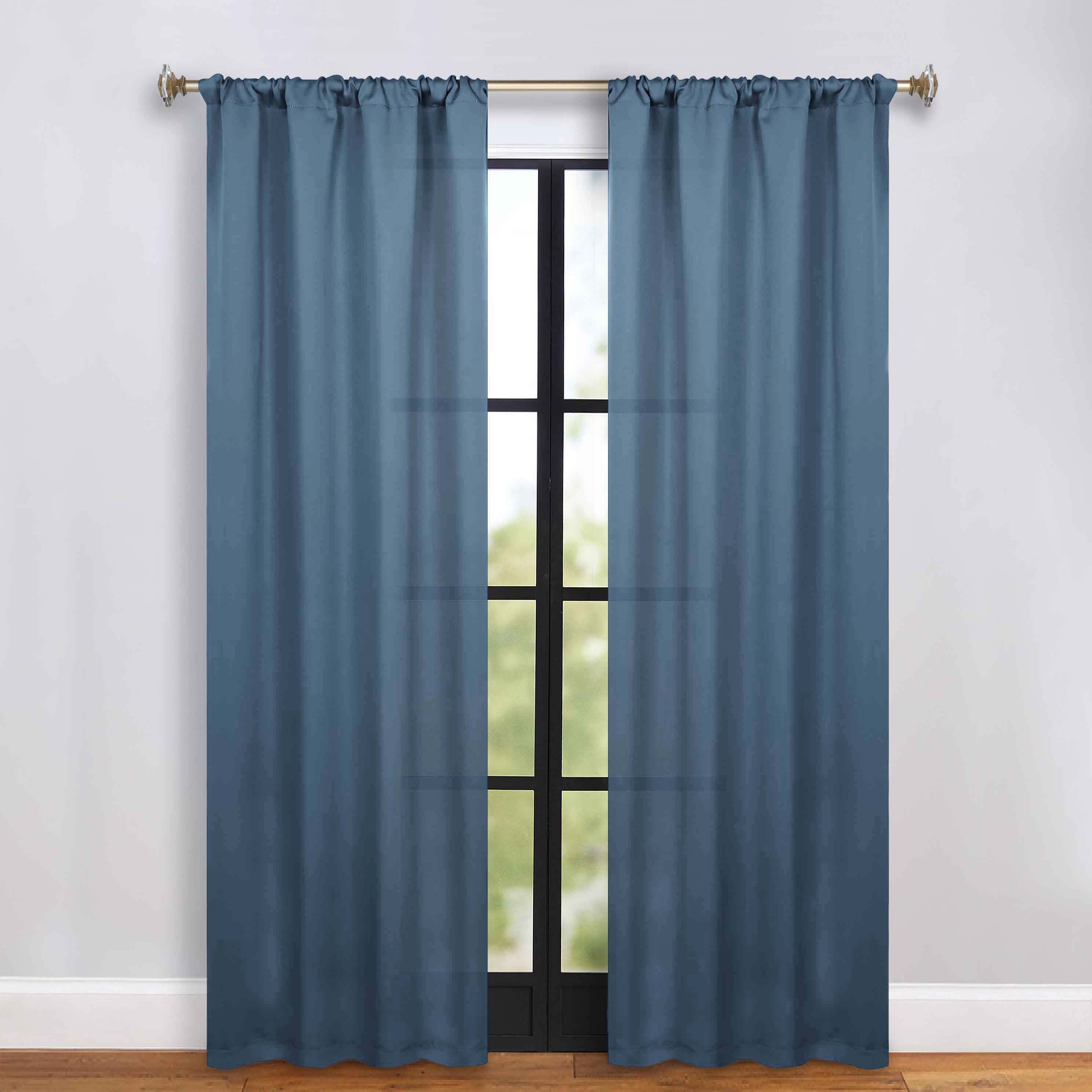 Machine Washable Blackout Curtains Set of 2 - Solid Color Room Darkening Window Drapes for Bedroom, Living Room & Nursery - Noise Reducing & Energy Efficient