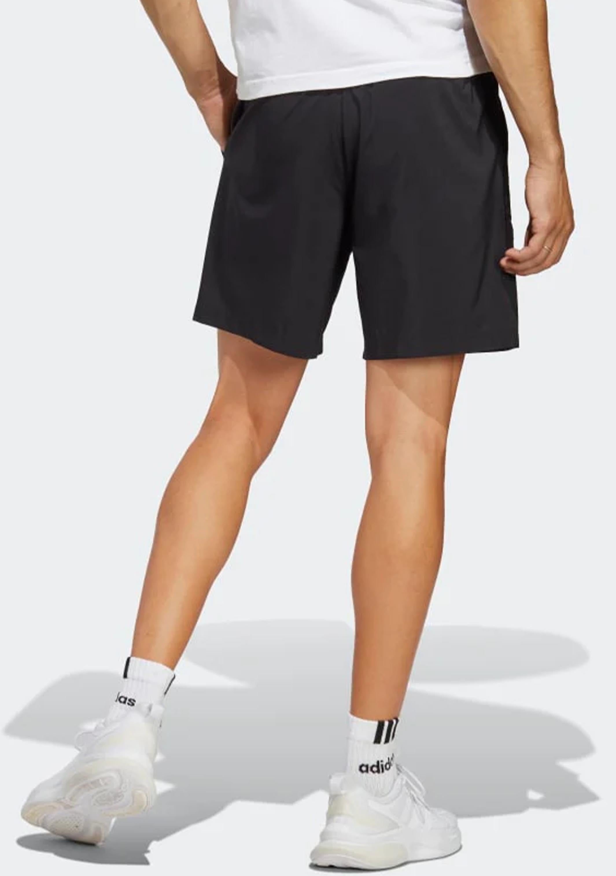 Adidas Men's Aeroready Essentials Chelsea Linear Logo Workout Shorts - Lightweight, Moisture-Wicking for Running, Gym & Casual Wear