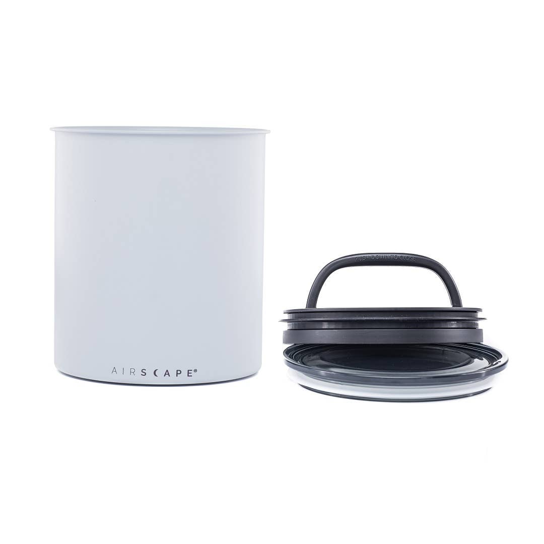 Planetary Design Airscape® Coffee Storage Canister - Airtight, Stainless Steel, Keep Coffee Fresh - Perfect for Kitchen, Office, or Camping Use