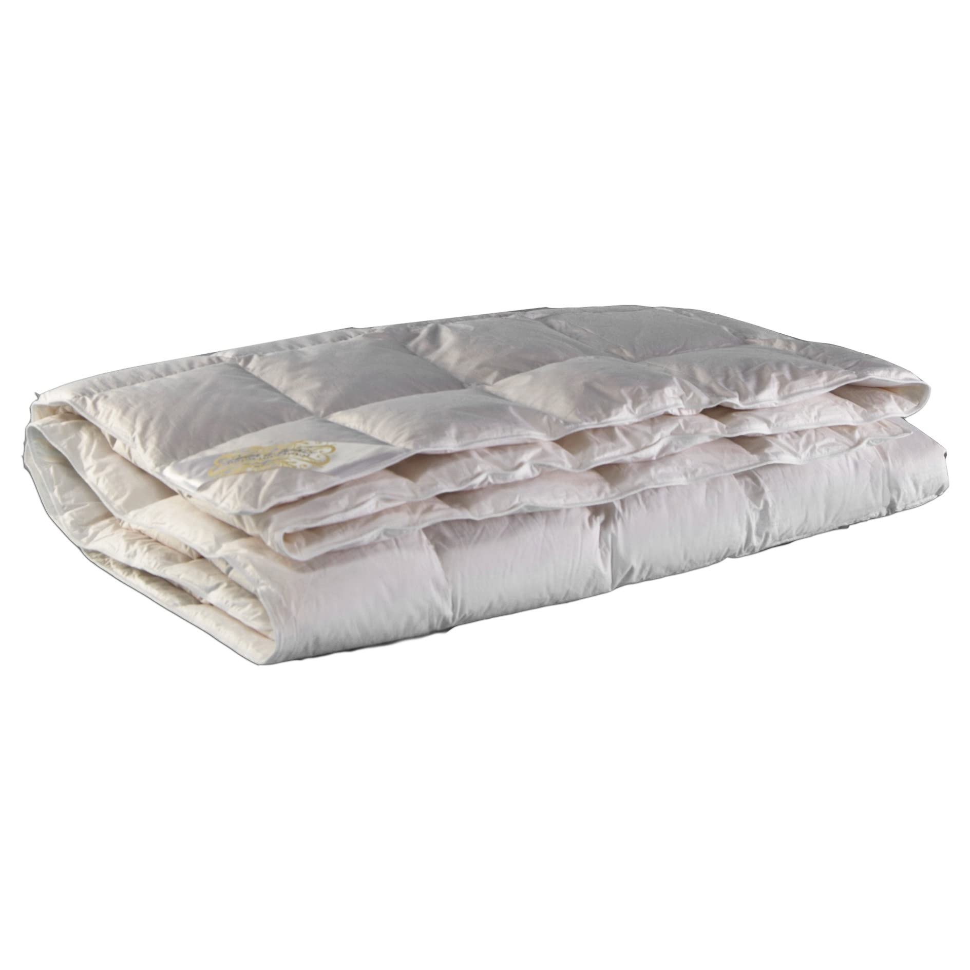 Premium European Luxury Bedding - 100% Cotton Summer Down Duvet for King Size Bed | Lightweight & Breathable for Hot Sleepers | Perfect for Master Bedroom, Guest Room & Vacation Homes