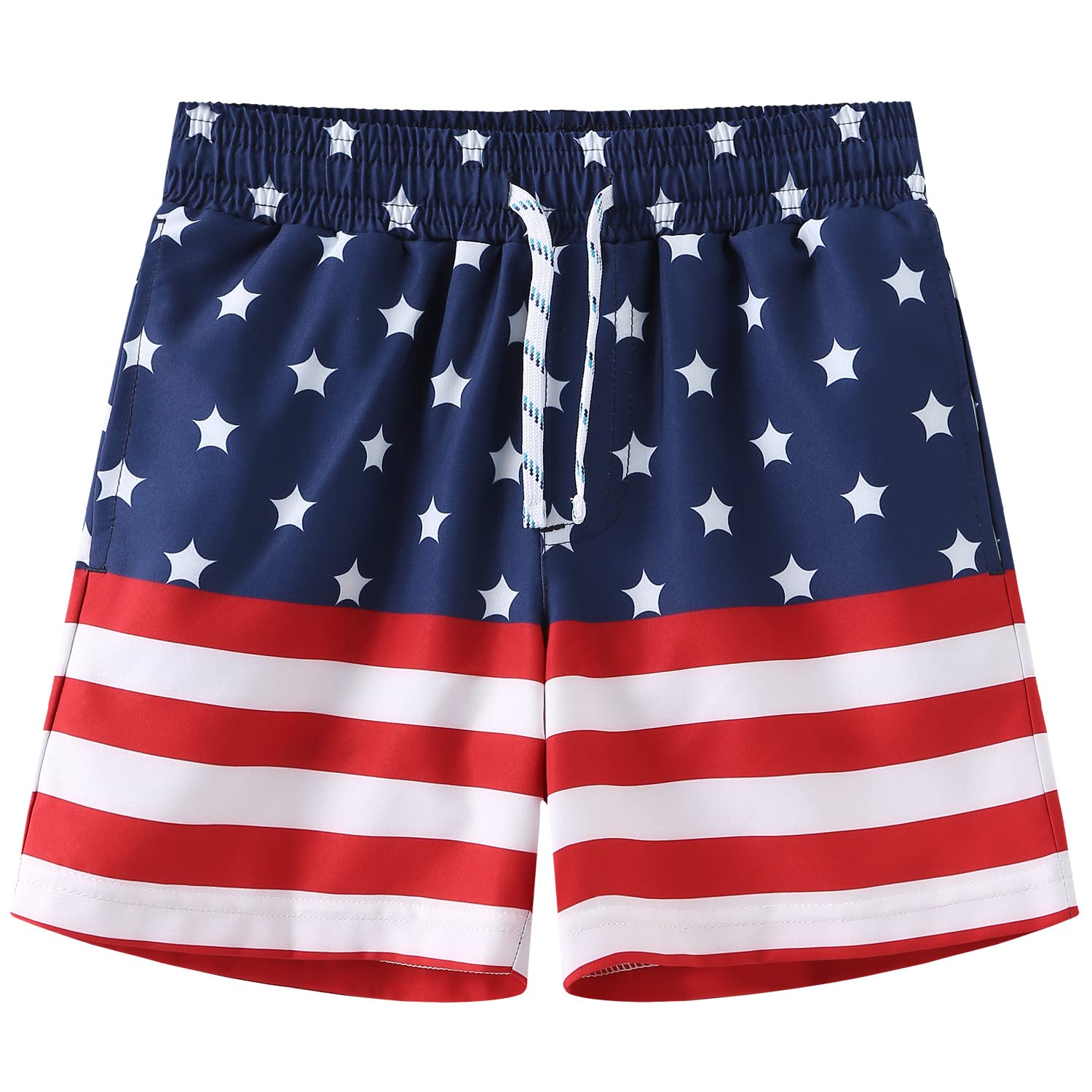 **HODOSPORTS Boys Swim Trunks - Quick-Dry Swimwear with Pockets for Swimming, Beach & Pool Activities**