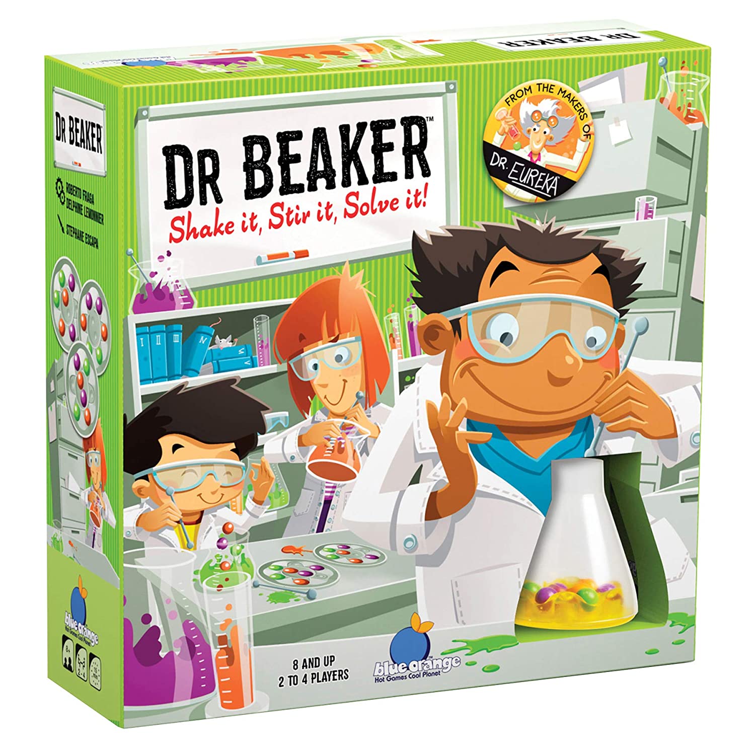 Blue Orange Games Dr. Beaker - Fun Science Board Game for Kids & Families | STEM Learning Toy for Classroom & Home Play