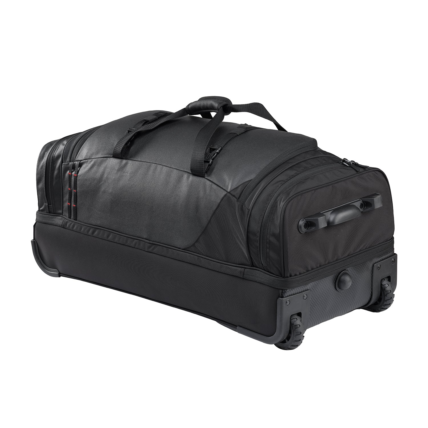 Caribee 5735 100L 85cm V2 Scarecrow Wheeled Duffle Bag - Black | Large Rolling Travel Duffel for Camping, Gym & Airplane Luggage