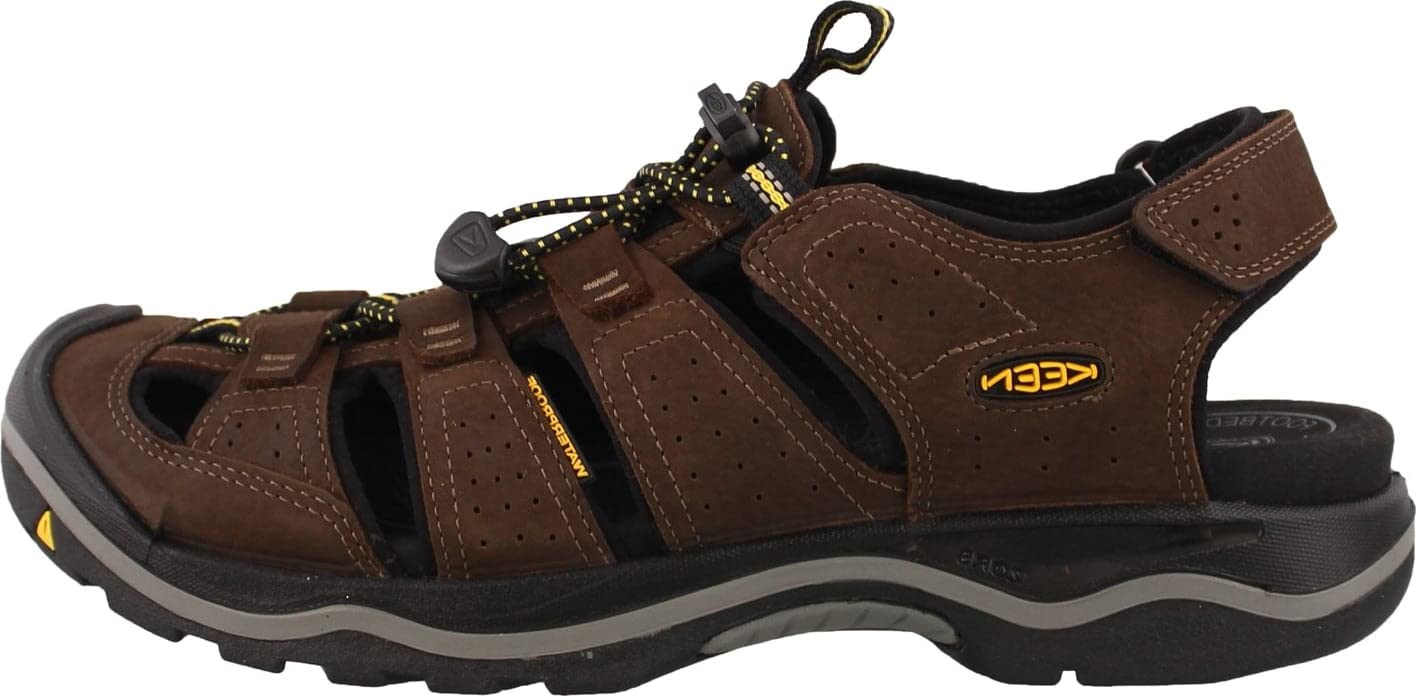KEEN Men's Rialto Outdoor Hiking Sandals - Breathable Waterproof Comfortable Walking Shoes for Beach, Camping & Travel