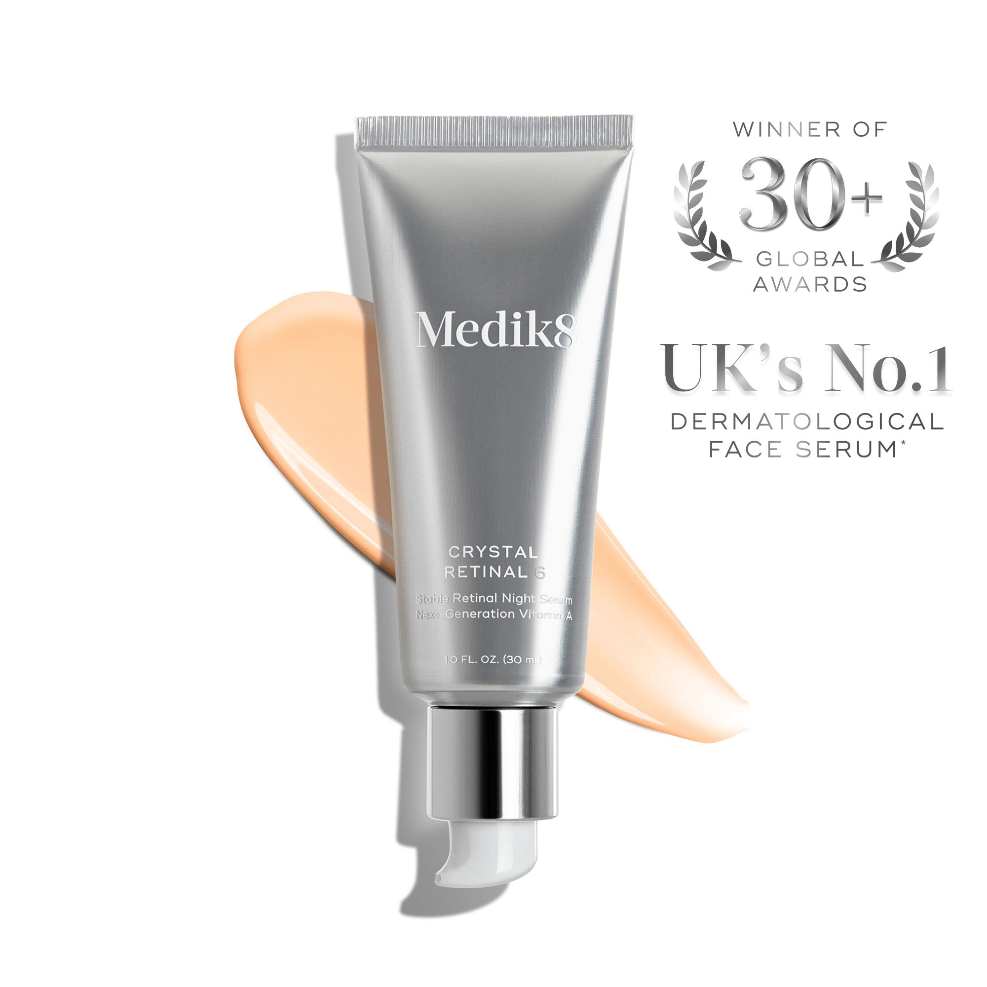 Professional Crystal Retinal Serum for Anti-Aging & Skin Rejuvenation | Vitamin A Skincare Treatment for Fine Lines & Wrinkles | Perfect for Nighttime Routine & Dermatologist Recommended