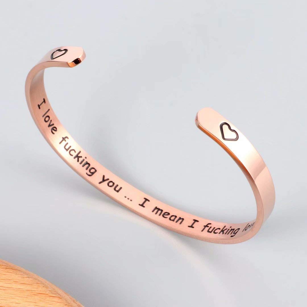 Inspirational Quote Bracelets for Women & Girls - Motivational Mantra Jewelry Gifts for Best Friend, Mom, Daughter, Sister (Birthday, Mother's Day Present in Gift Box) | Positive Affirmation Accessories for Daily Encouragement & Self-Care Moments