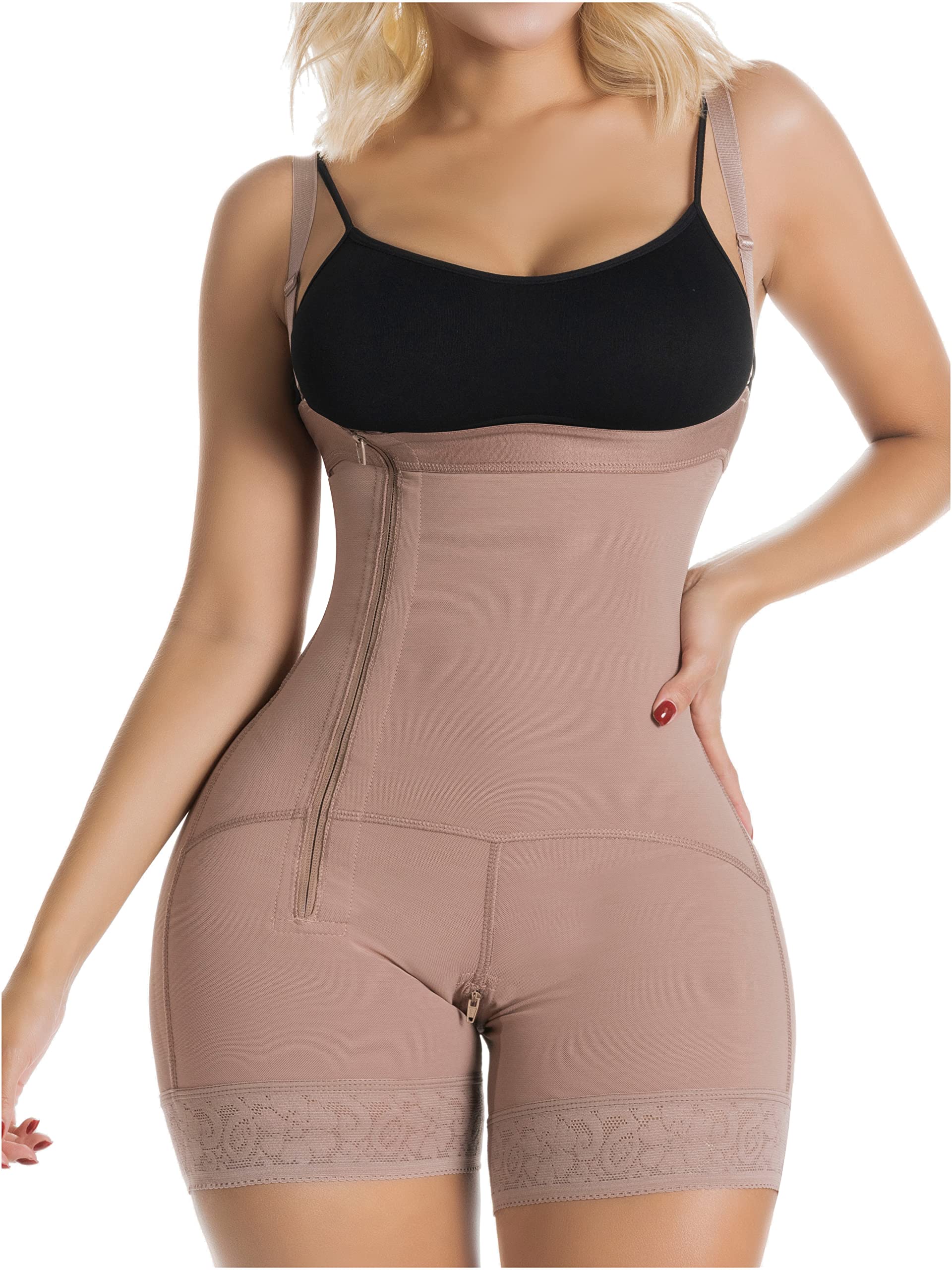 Sonryse Stage 2 Postpartum Mid Thigh Tummy Control Shapewear Bodysuit - Colombian Postpartum Girdle for C-Section Recovery & Belly Slimming - Perfect for Post Pregnancy, Everyday Wear & Special Occasions
