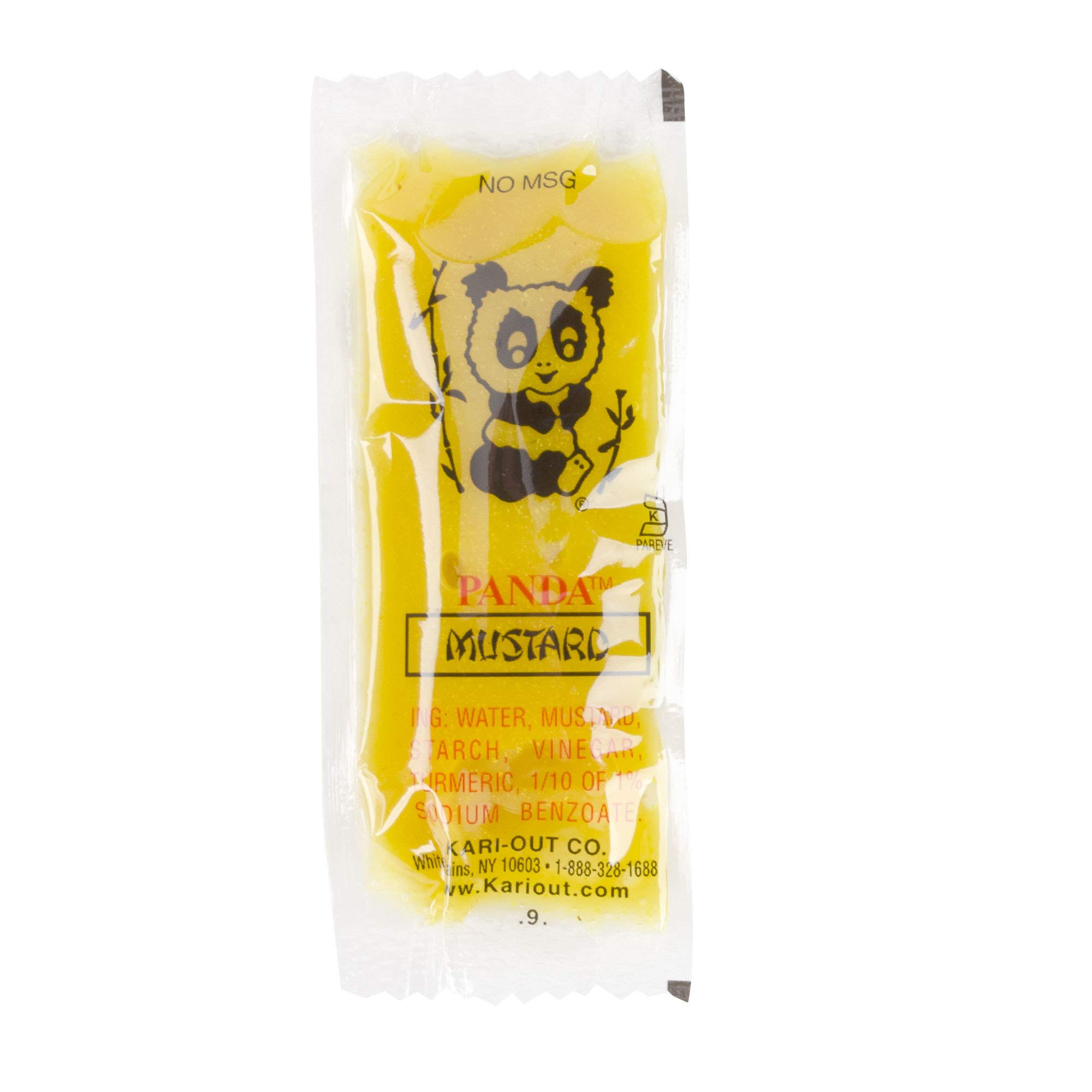 Spicy Hot Mustard Sauce - 100 Packets for Chinese Takeout, Sushi, Dumplings & Dipping | Premium Condiment for Asian Cuisine & Snacks