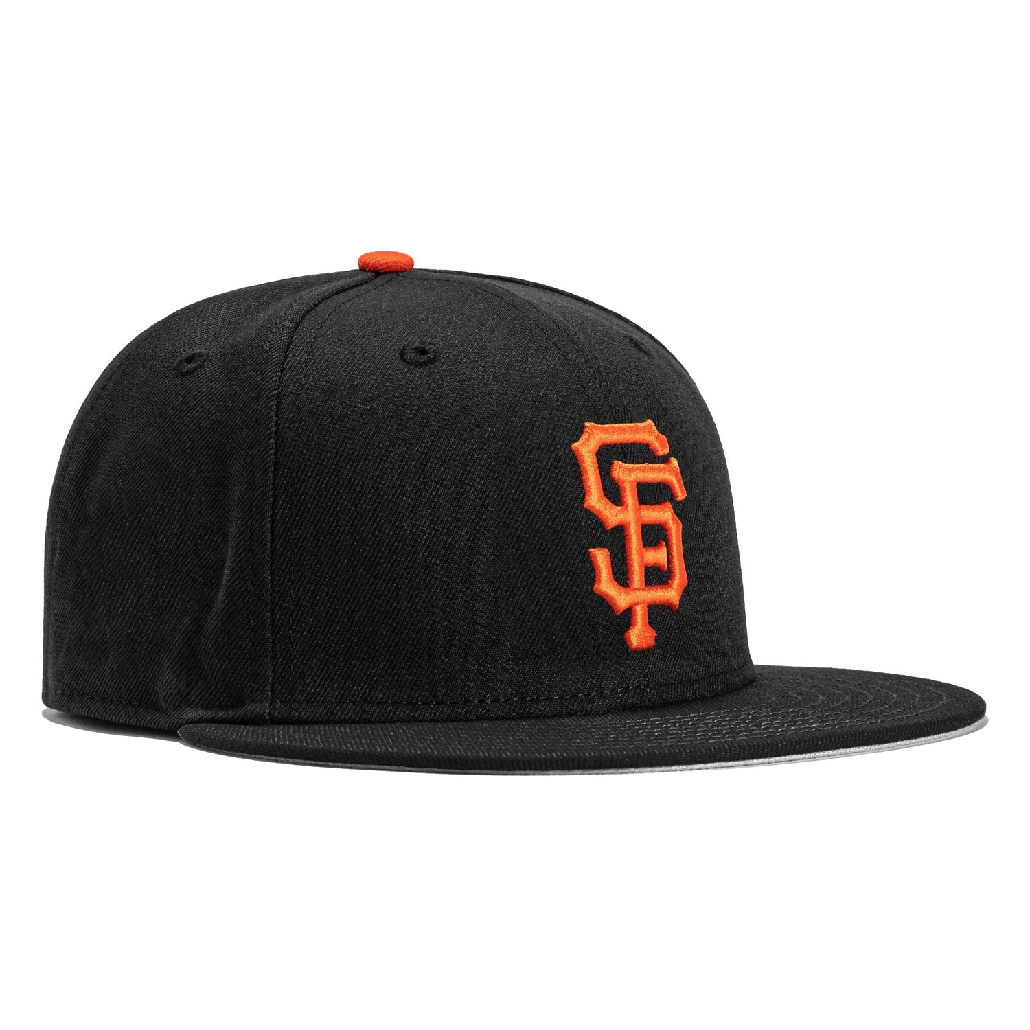New Era 59Fifty Retro On Field San Francisco Giants Baseball Cap - Black & Orange Snapback Hat for Men, Women | MLB Game Day, Sports Fan Gift, Streetwear Fashion Accessory
